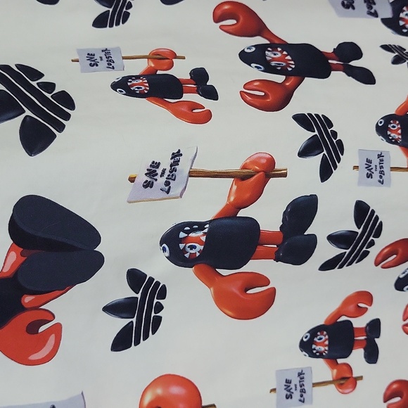 Adidas x Philip Colbert "Save The Lobster" Button Down Shirt Size XS - Picture 9 of 9